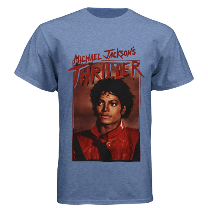 6010 Men's Triblend Crew Michael Jackson Printed Shirt