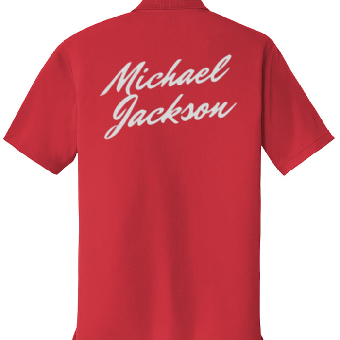 Michael Jackson Printed Mesh Polo K110 Shirt