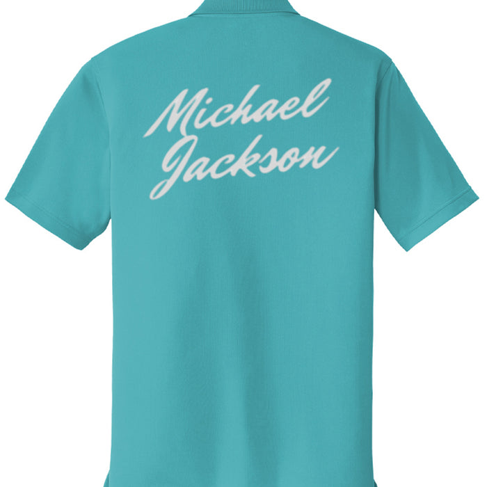 Michael Jackson Printed Mesh Polo K110 Shirt