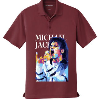 Michael Jackson Printed Mesh Polo K110 Shirt