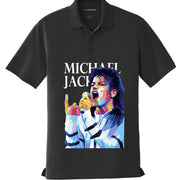 Michael Jackson Printed Mesh Polo K110 Shirt
