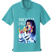 Michael Jackson Printed Mesh Polo K110 Shirt