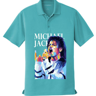 Michael Jackson Printed Mesh Polo K110 Shirt