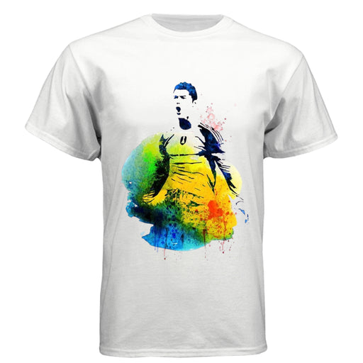 6010 Men's Triblend Crew Christiano Ronaldo Print Shirt