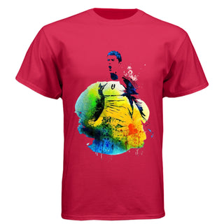 6010 Men's Triblend Crew Christiano Ronaldo Print Shirt