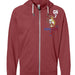 SS1000Z Icon Unisex Lightweight Loopback Terry Zip Hood Christiano Ronaldo
