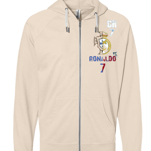SS1000Z Icon Unisex Lightweight Loopback Terry Zip Hood Christiano Ronaldo
