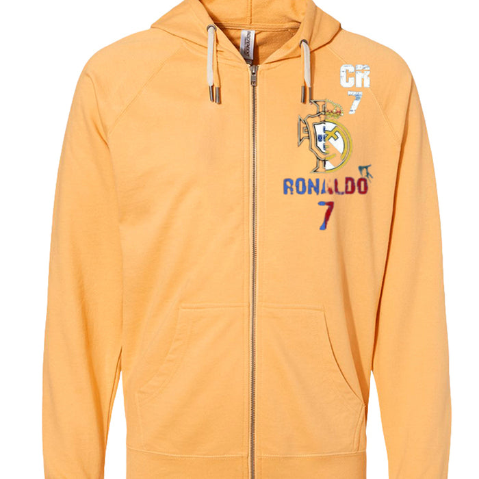 SS1000Z Icon Unisex Lightweight Loopback Terry Zip Hood Christiano Ronaldo