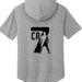 ST404 Tri-Blend Wicking Short Sleeve Hoodie Christiano Ronaldo