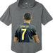 ST404 Tri-Blend Wicking Short Sleeve Hoodie Christiano Ronaldo