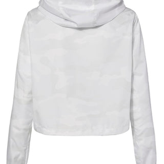 EXP64CRP Women's Pullover Crop Windbreaker Christiano Ronaldo