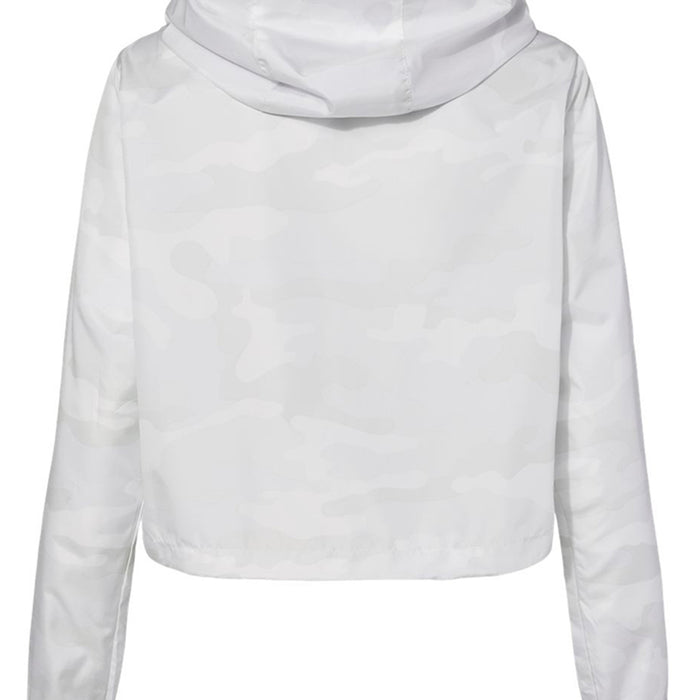 EXP64CRP Women's Pullover Crop Windbreaker Christiano Ronaldo