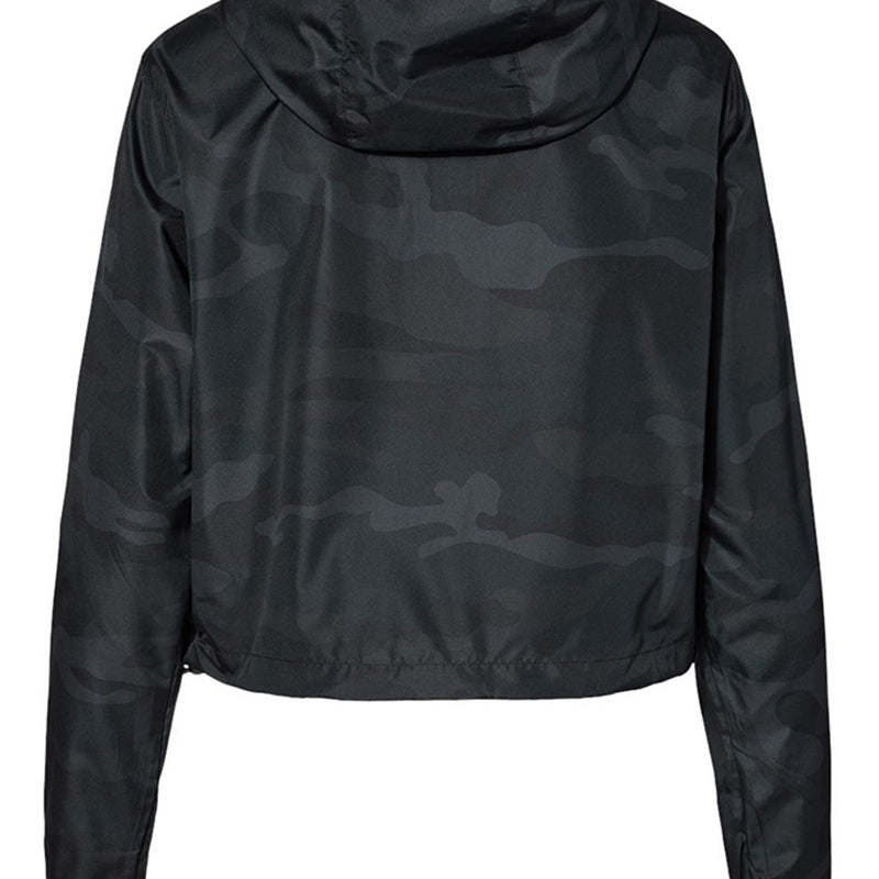 EXP64CRP Women's Pullover Crop Windbreaker Christiano Ronaldo