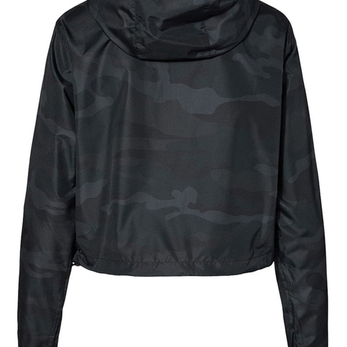 EXP64CRP Women's Pullover Crop Windbreaker Christiano Ronaldo