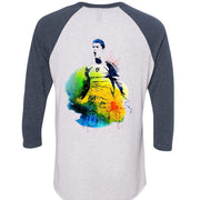 Unisex Triblend 3/4-Sleeve Raglan Christiano Ronaldo