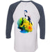 Unisex Triblend 3/4-Sleeve Raglan Christiano Ronaldo