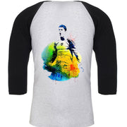 Unisex Triblend 3/4-Sleeve Raglan Christiano Ronaldo