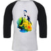 Unisex Triblend 3/4-Sleeve Raglan Christiano Ronaldo