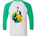 Unisex Triblend 3/4-Sleeve Raglan Christiano Ronaldo