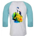 Unisex Triblend 3/4-Sleeve Raglan Christiano Ronaldo