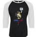 Unisex Triblend 3/4-Sleeve Raglan Christiano Ronaldo