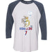 Unisex Triblend 3/4-Sleeve Raglan Christiano Ronaldo