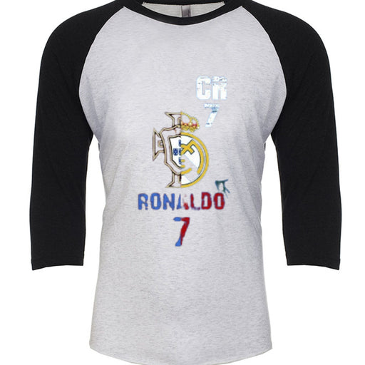 Unisex Triblend 3/4-Sleeve Raglan Christiano Ronaldo