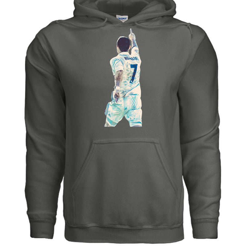 Gildan SF500 Pullover Hooded SweatshirtChristiano Ronaldo 9
