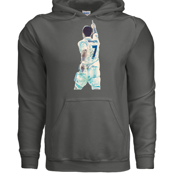 Gildan SF500 Pullover Hooded SweatshirtChristiano Ronaldo 9