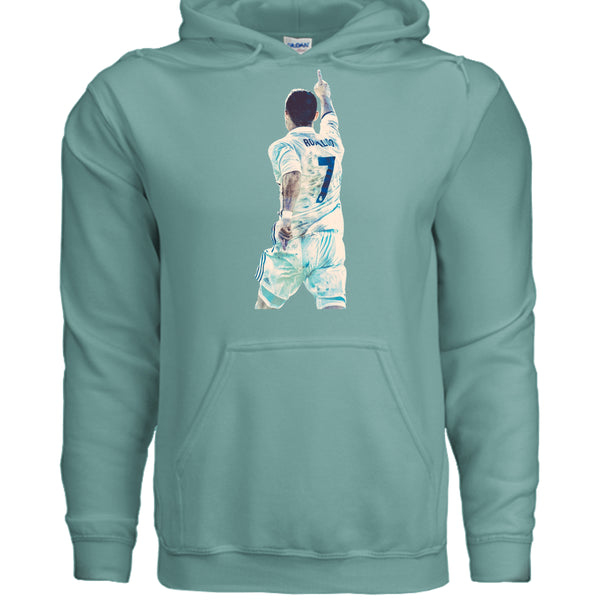 Gildan SF500 Pullover Hooded SweatshirtChristiano Ronaldo 9