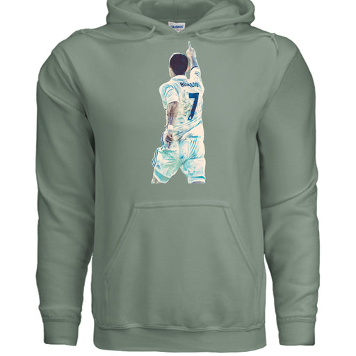 Gildan SF500 Pullover Hooded SweatshirtChristiano Ronaldo 9