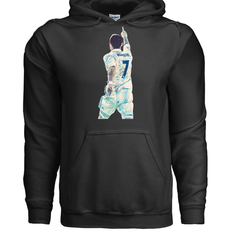 Gildan SF500 Pullover Hooded SweatshirtChristiano Ronaldo 9