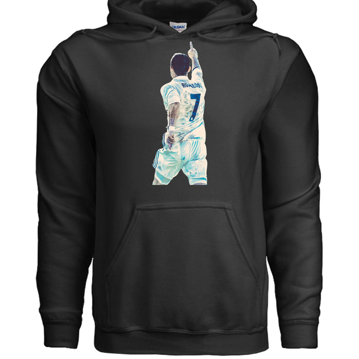 Gildan SF500 Pullover Hooded SweatshirtChristiano Ronaldo 9