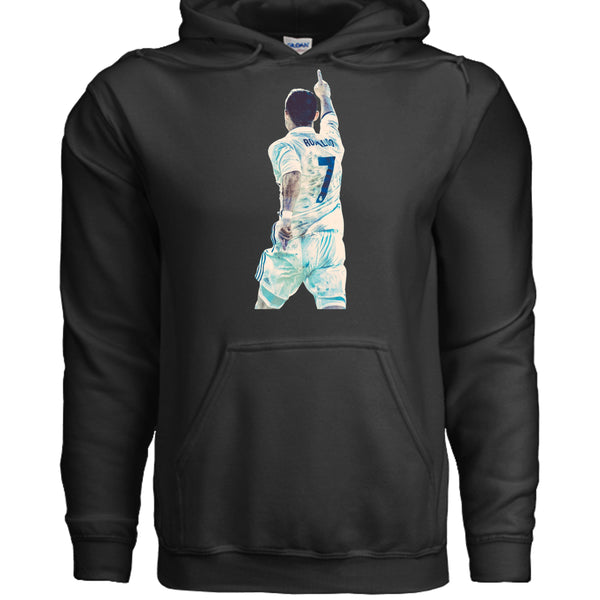 Gildan SF500 Pullover Hooded SweatshirtChristiano Ronaldo 9