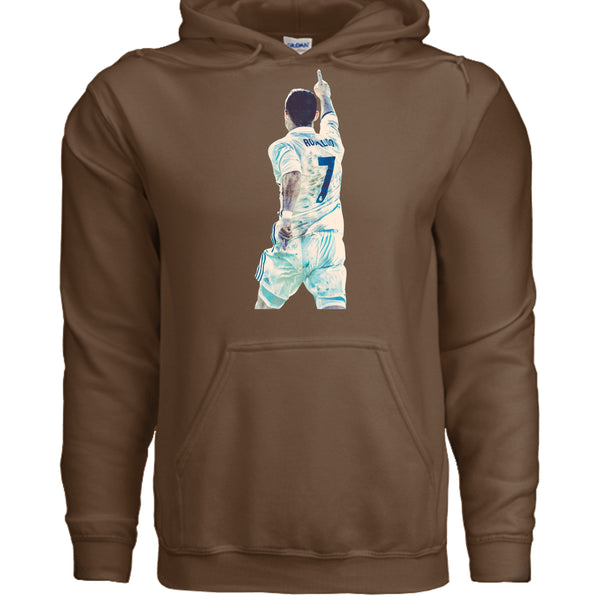 Gildan SF500 Pullover Hooded SweatshirtChristiano Ronaldo 9