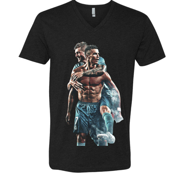 6240 Men's CVC V- Neck Shirt Christiano Ronaldo