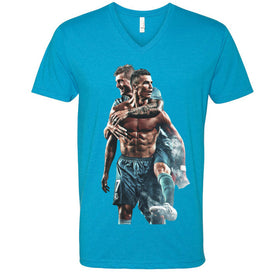 6240 Men's CVC V- Neck Shirt Christiano Ronaldo