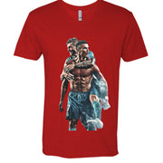 6240 Men's CVC V- Neck Shirt Christiano Ronaldo