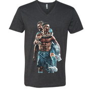 6240 Men's CVC V- Neck Shirt Christiano Ronaldo