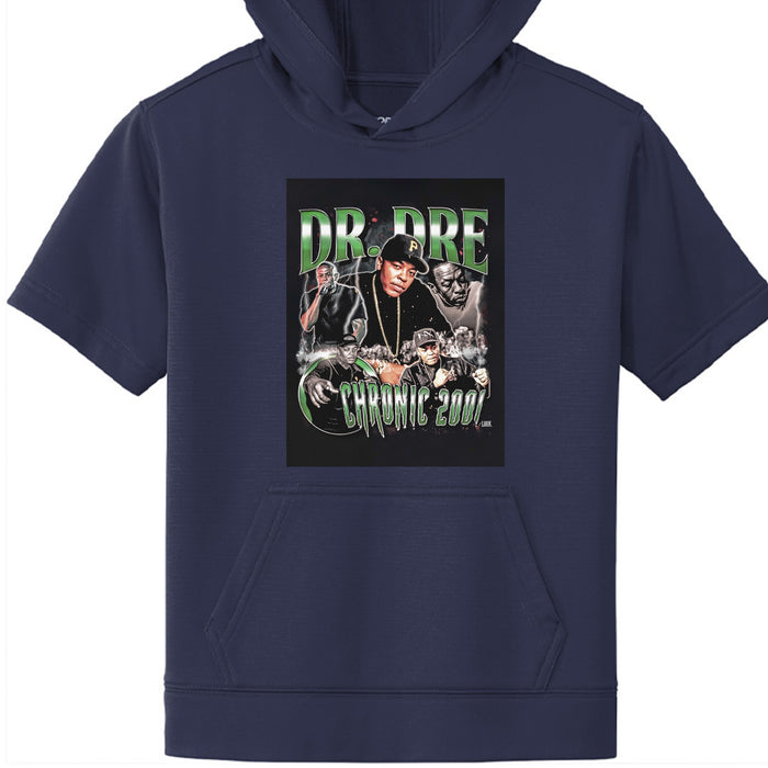 Fleece Short Sleeve Hooded Pullover YST251 Dr Dre