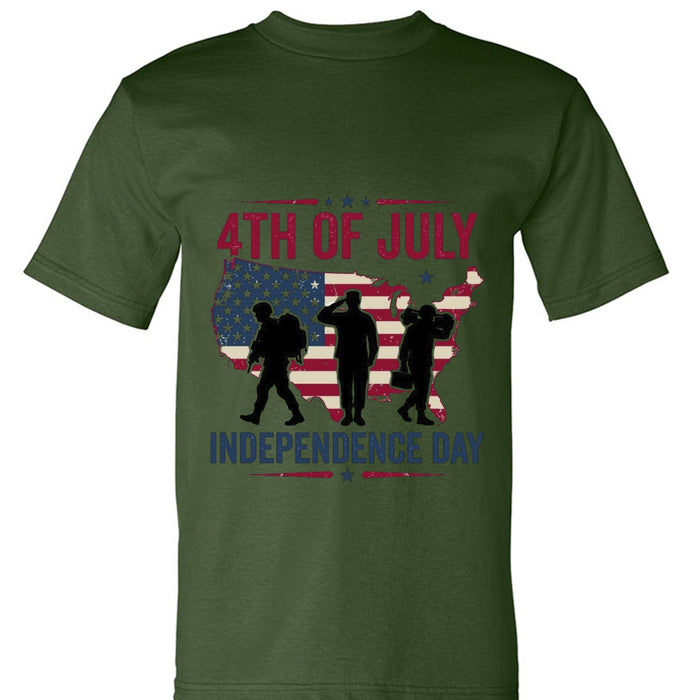 Independence Day BA5100 Adult Adult Short-Sleeve Tee