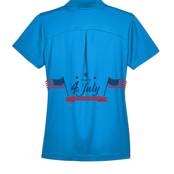 Independence Day Womens Plaited Polo DG20W