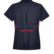 Independence Day Womens Plaited Polo DG20W