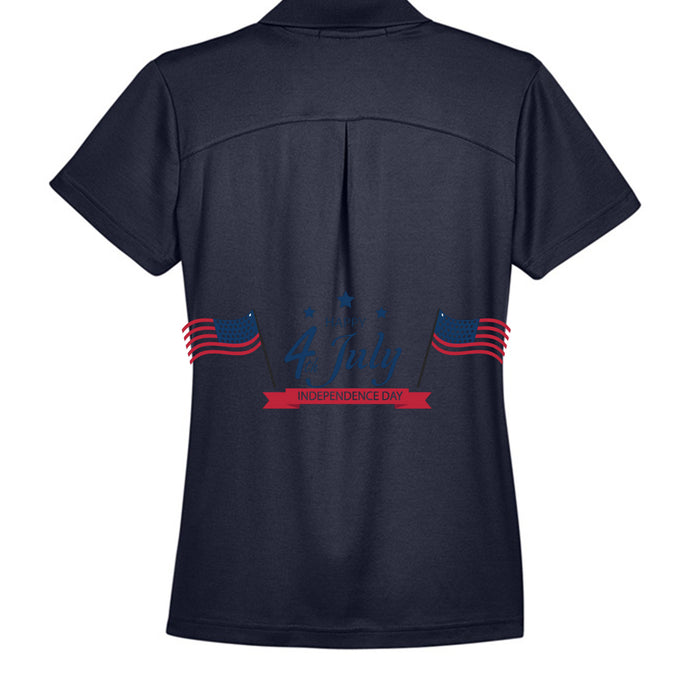 Independence Day Womens Plaited Polo DG20W