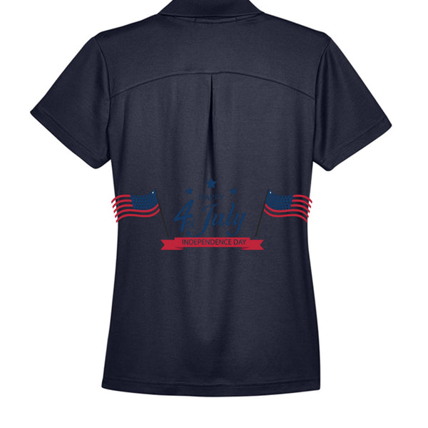 Independence Day Womens Plaited Polo DG20W