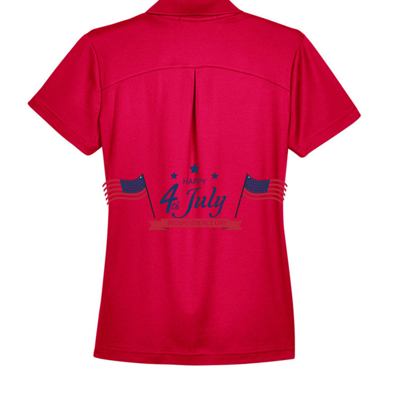 Independence Day Womens Plaited Polo DG20W