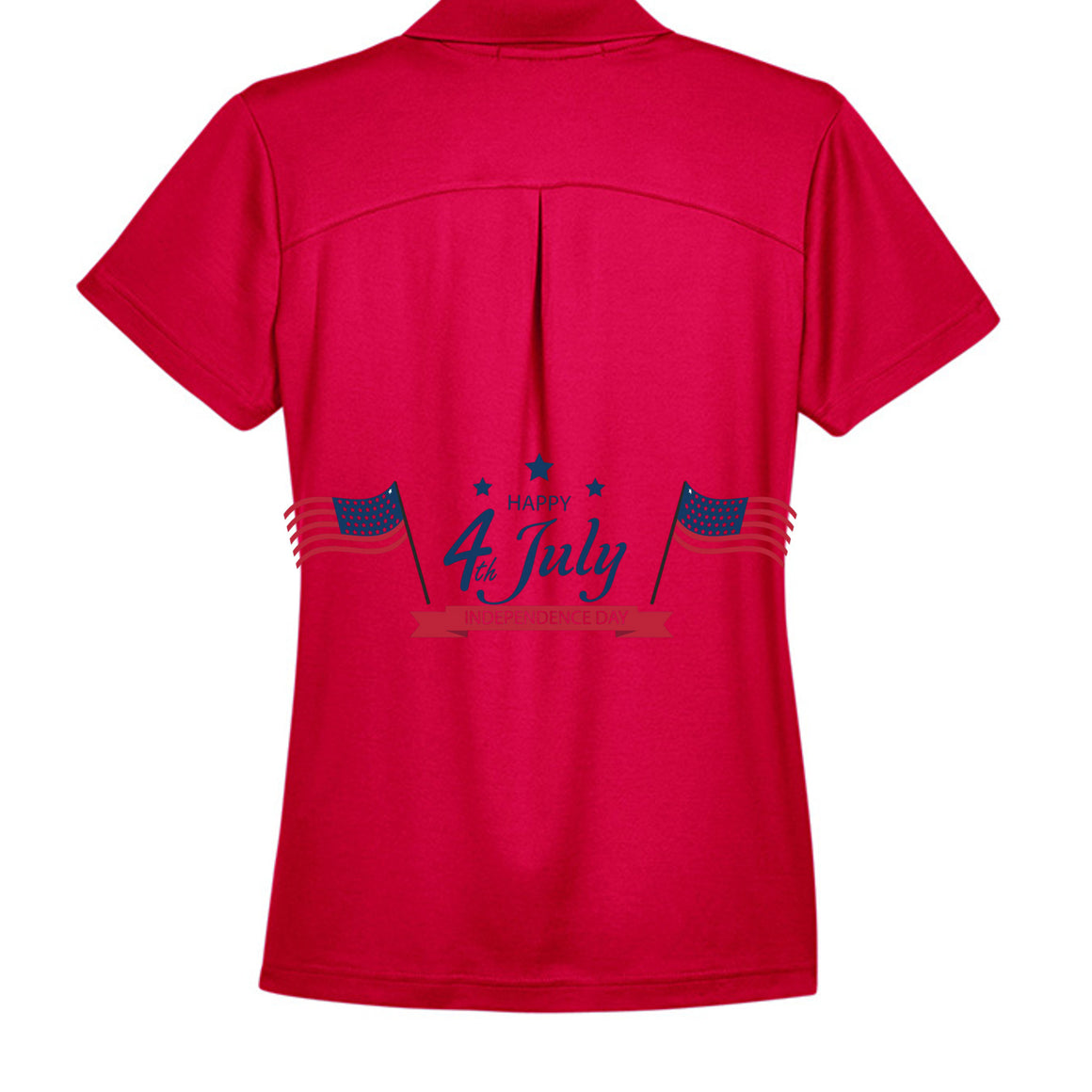 Independence Day Womens Plaited Polo DG20W