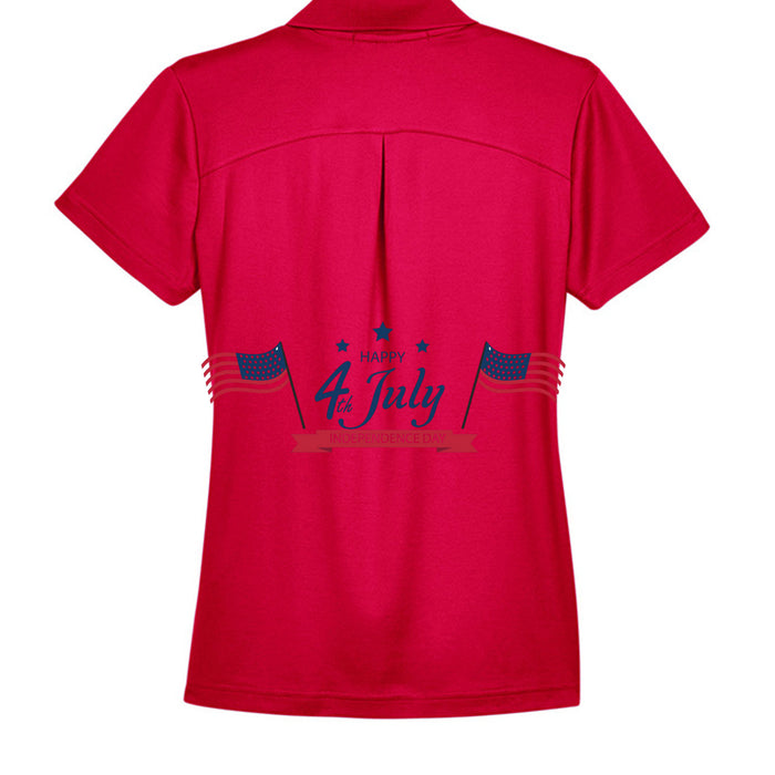 Independence Day Womens Plaited Polo DG20W