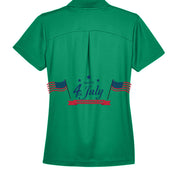 Independence Day Womens Plaited Polo DG20W