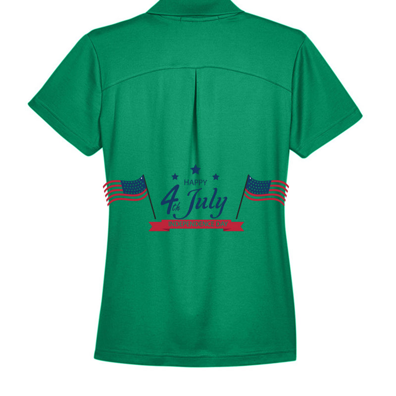 Independence Day Womens Plaited Polo DG20W